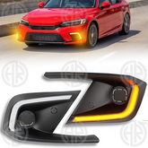 Honda Civic LED Fog Light DRLs V2 (2022, 11th Gen) Premium Illumination & Modern Style
